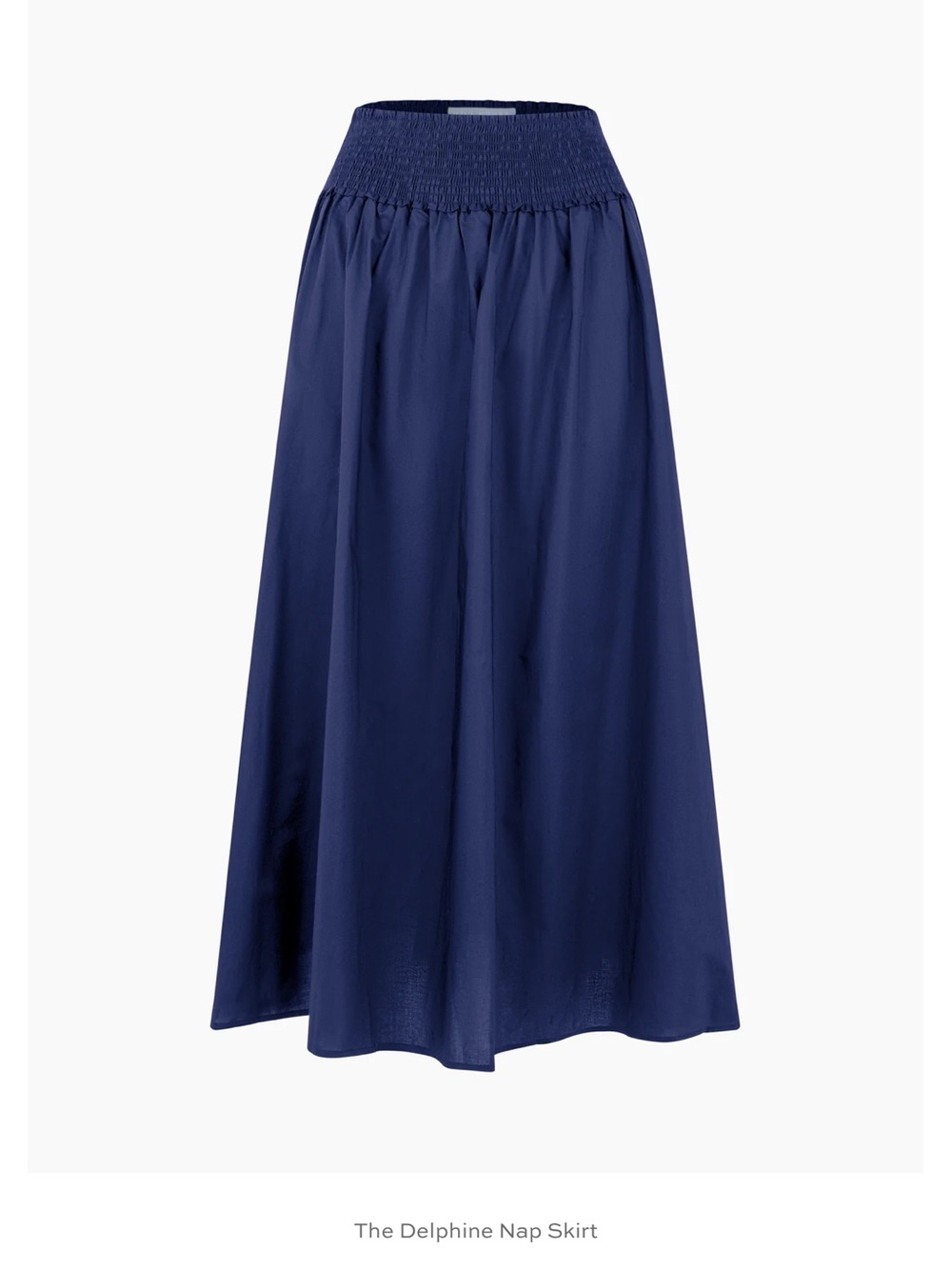 NWOT Hill House Home Delphine Nap Skirt in Navy Size S
